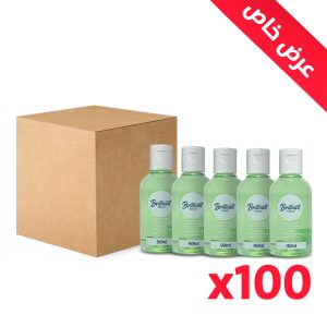 بريليانت تاتش صابون لليدين أخضر 100 عبوة 90 ملل، مع مرطب، للحفاظ على يديك نظيفة وناعمة، مناسب للاستخدام اليومي