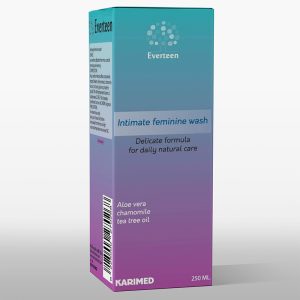 غسول ومُرطب إيفرتين (EVERTEEN) للمناطق الحساسة - 250 مل - تركيبة طبيعية غنية بالصبار والكاموميل وزيت شجرة الشاي للعناية اليومية، الحماية من الروائح والتهيج، والحفاظ على توازن الـ pH.
