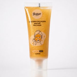 BRILLIANT-TOUCH-peel-off-mask-gold ماسك الذهب والكولاجين من بريليانت تاتش - قناع تقشير (Peel-Off) لشد الوجه وإزالة الشوائب والرؤوس السوداء - يمنح نضارة فورية وإشراقة ملكية - عبوة 50 مل عملية للسفر والحقيبة.