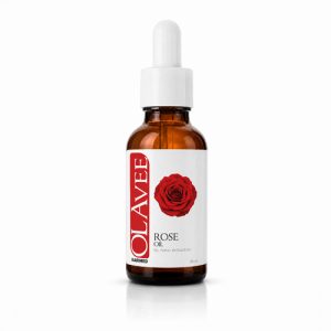 OLAVEE-rose-oil زيت ورد أولافي الطبيعي المركز 30 مل - مستخلص بتقنية النانو لضمان أقصى امتصاص - لتفتيح البشرة والمناطق الحساسة، ترطيب الوجه، وتعطير الجسم برائحة الورد الفاخرة - نقي 100% مع قطارة دقيقة.